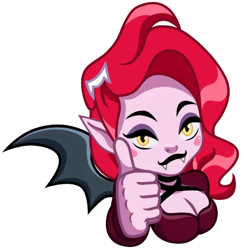👍 Стикер «Lady Vampire» для Telegram