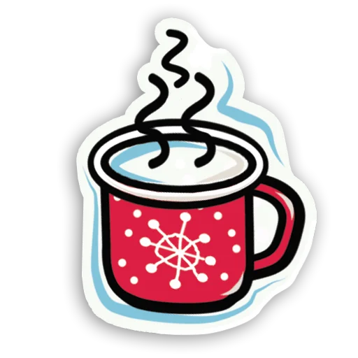 ☕ Стикер «LAGO LADOGA» для Telegram