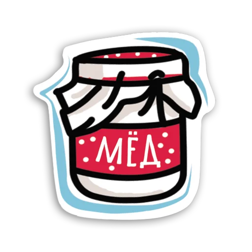 🍯 Стикер «LAGO LADOGA» для Telegram