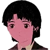 Стикер 52 🙂 Эксперименты Лейн - anime emoji Experiments lain
