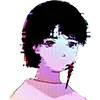 Стикер 49 🙂 Эксперименты Лейн - anime emoji Experiments lain