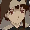 Стикер 40 🙂 Эксперименты Лейн - anime emoji Experiments lain