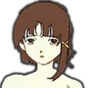 Стикер 37 🙂 Эксперименты Лейн - anime emoji Experiments lain