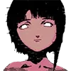 Стикер 55 🙂 Эксперименты Лейн - anime emoji Experiments lain