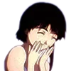 Стикер 29 🙂 Эксперименты Лейн - anime emoji Experiments lain