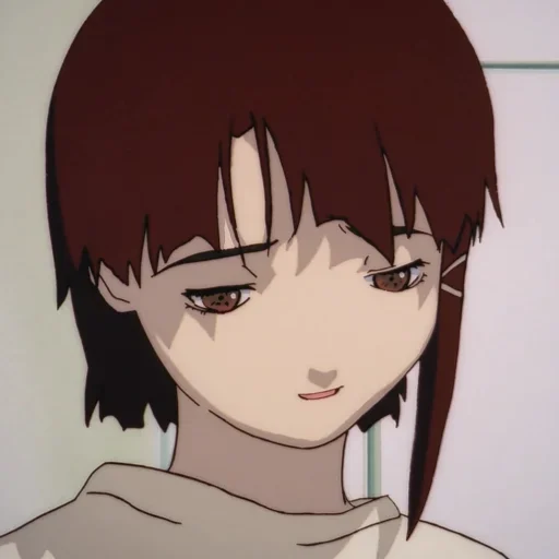 😟 Стикер «Lain Iwakura» для Telegram