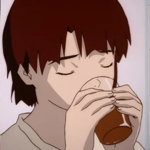 😔 Стикер «Lain Iwakura» для Telegram
