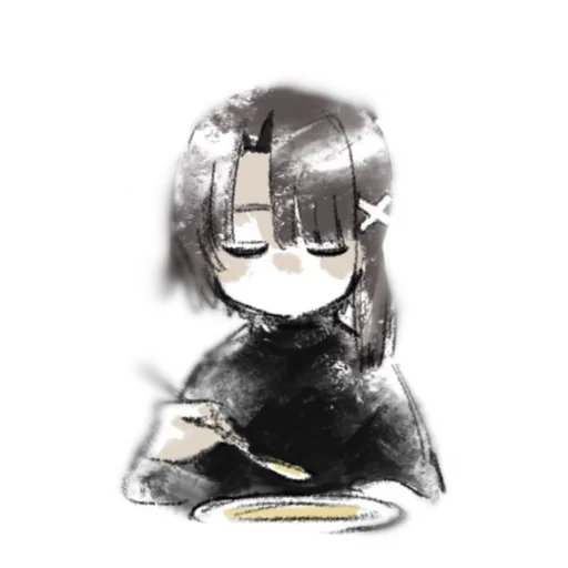 🥣 Стикер «Lain Iwakura» для Telegram