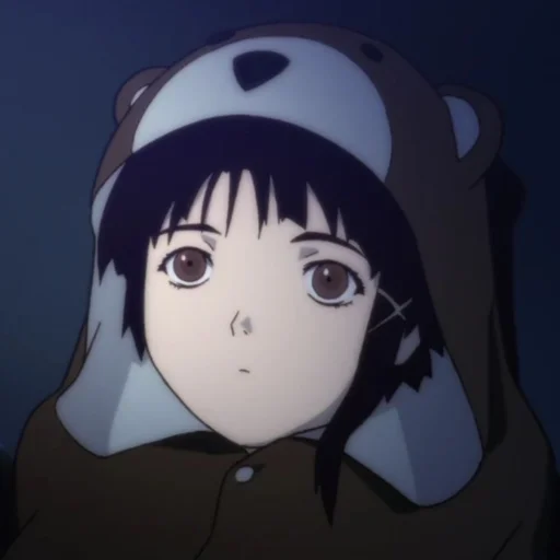 😐 Стикер «Lain Iwakura» для Telegram