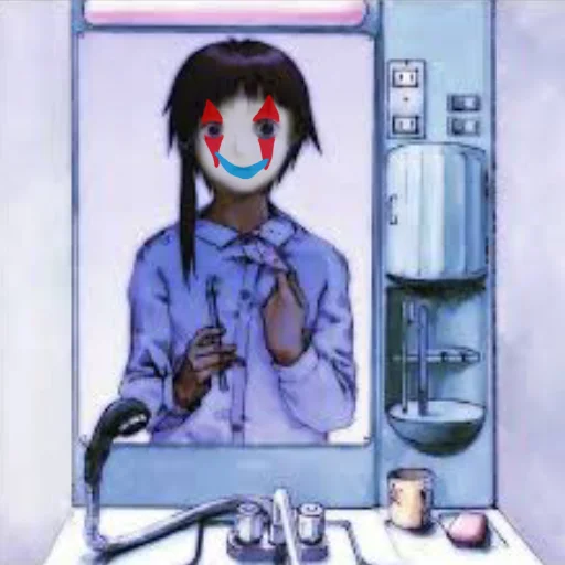 🤡 Стикер «Lain Iwakura» для Telegram