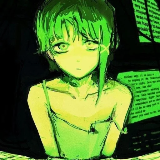 🫠 Стикер «Lain Iwakura» для Telegram