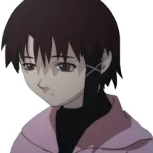😕 Стикер «Lain Iwakura» для Telegram