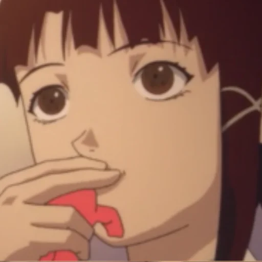 🥣 Стикер «Lain Iwakura» для Telegram