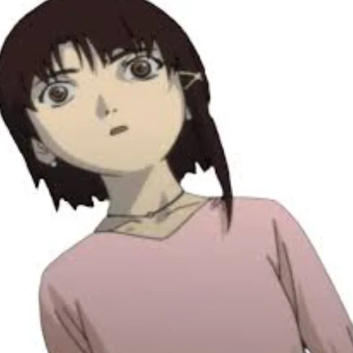 😨 Стикер «Lain Iwakura» для Telegram