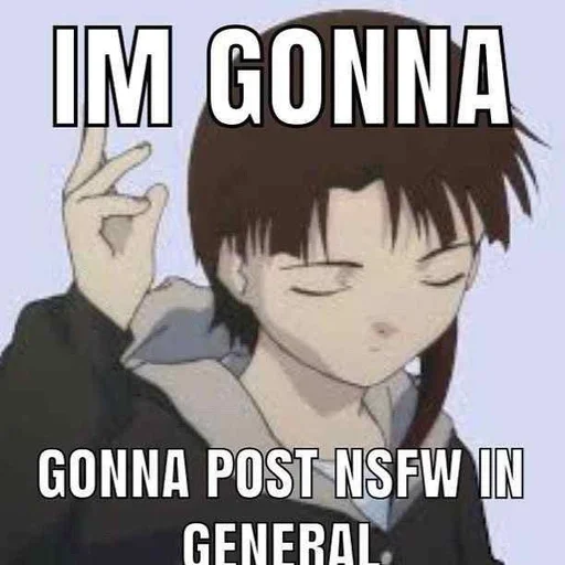 💙 Стикер «lAIN LMAOOO» для Telegram