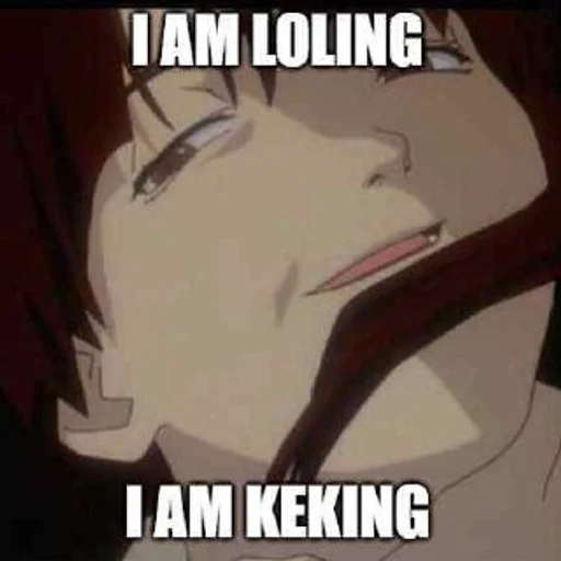 💙 Стикер «lAIN LMAOOO» для Telegram
