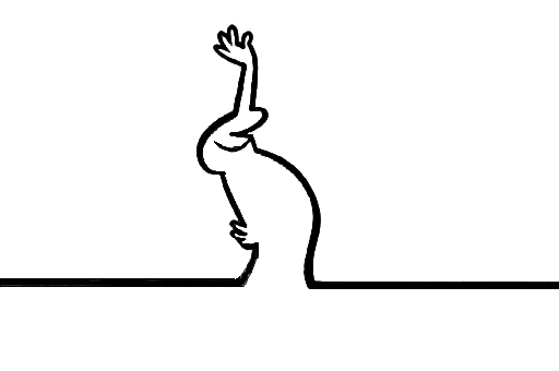 🙋 Стикер «La linea» для Telegram