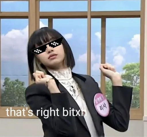 😎 Стикер «lalisa / Blackpink» для Telegram