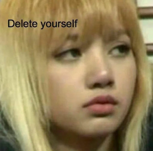🙄 Стикер «lalisa / Blackpink» для Telegram
