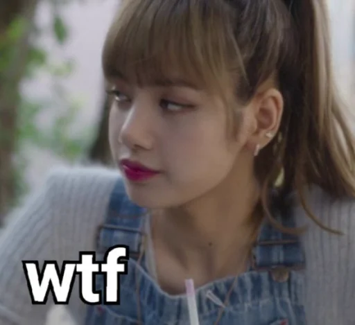 🤨 Стикер «lalisa / Blackpink» для Telegram