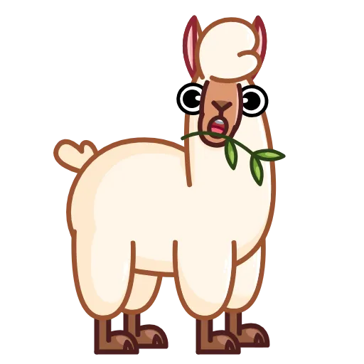 😲 Стикер «Lama» для Telegram