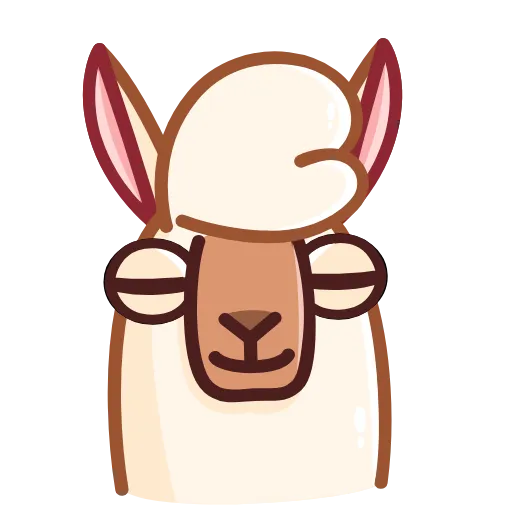 🙁 Стикер «Lama» для Telegram