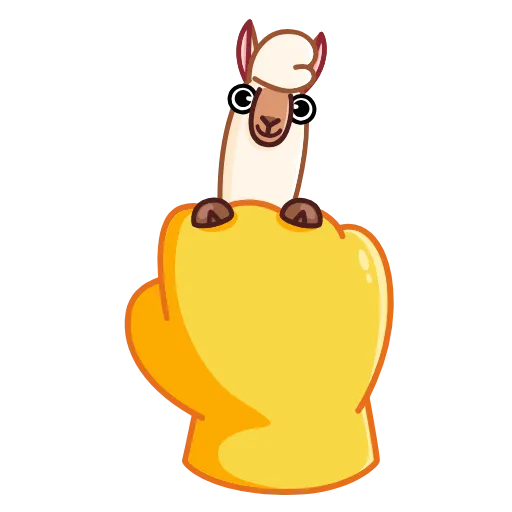 🖕 Стикер «Lama» для Telegram