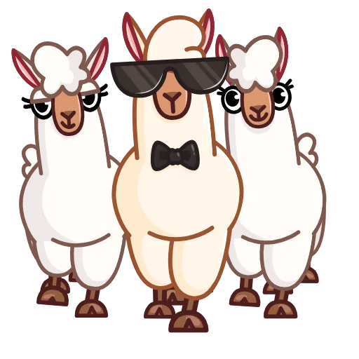 😎 Стикер «Lama» для Telegram