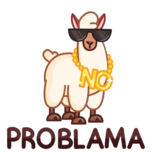 😎 Стикер «Lama» для Telegram