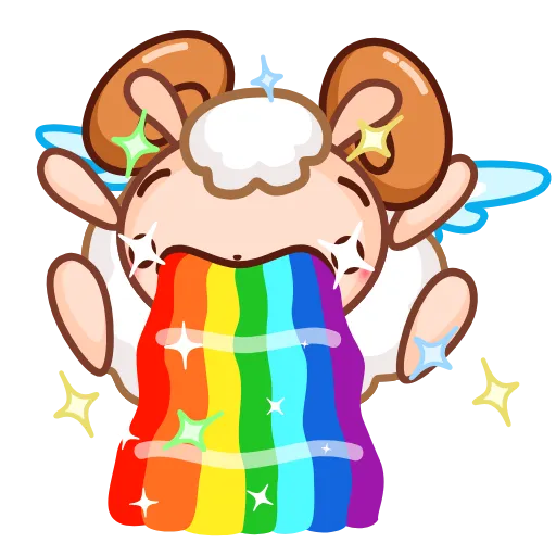 Стикер 14 Lamby