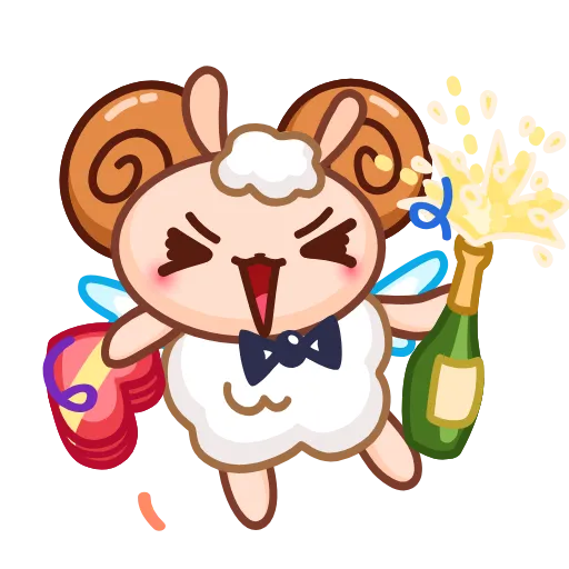 Стикер 13 Lamby