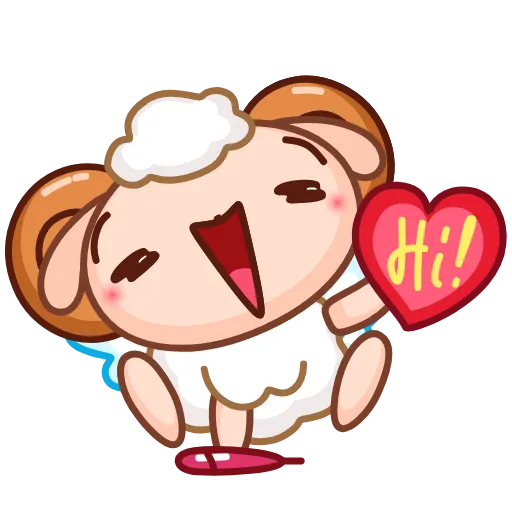 Стикер 5 Lamby