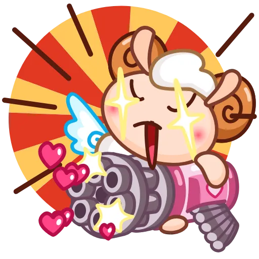 Стикер 8 Lamby