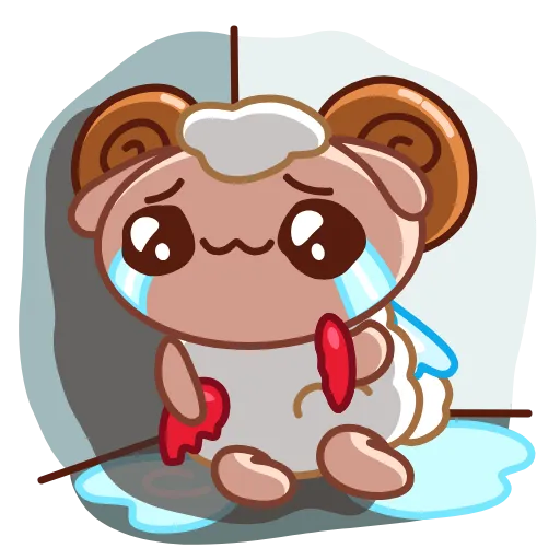 Стикер 10 Lamby