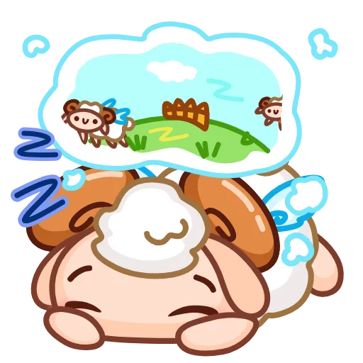 Стикер 9 Lamby