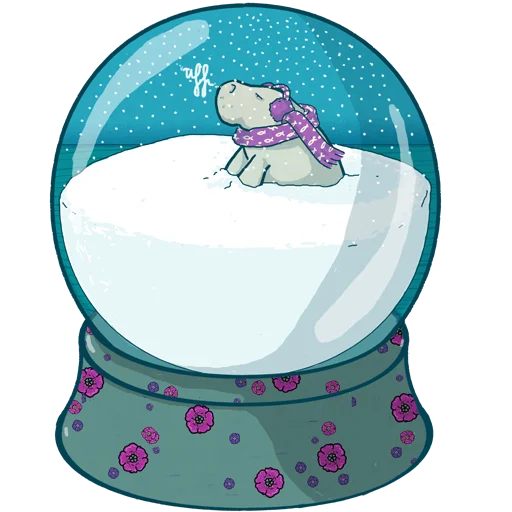 ❄️ Стикер «Lamentino the manatee» для Telegram