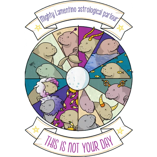 🔮 Стикер «Lamentino the manatee» для Telegram
