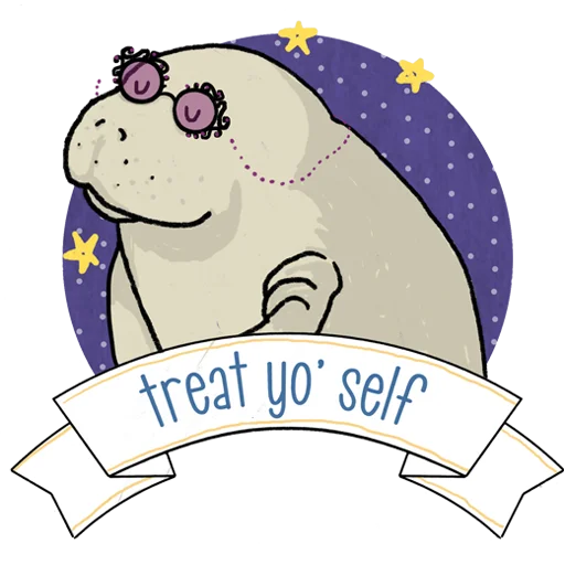 💅 Стикер «Lamentino the manatee» для Telegram