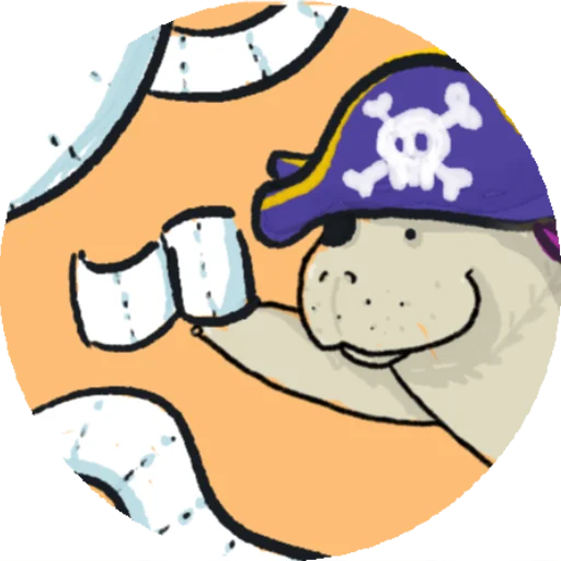 🧻 Стикер «Lamentino the manatee» для Telegram