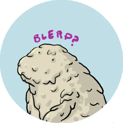 🍞 Стикер «Lamentino the manatee» для Telegram