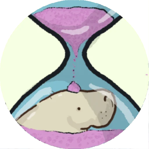 ⏳ Стикер «Lamentino the manatee» для Telegram