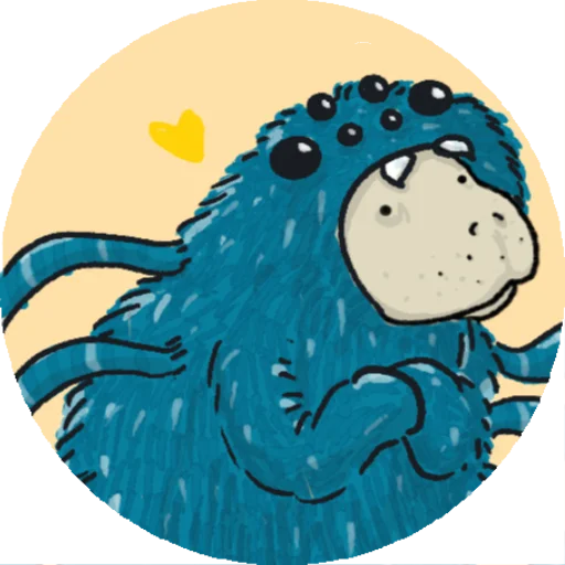 🕷 Стикер «Lamentino the manatee» для Telegram