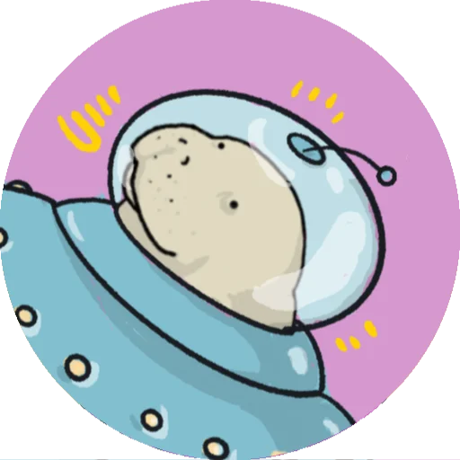🛸 Стикер «Lamentino the manatee» для Telegram