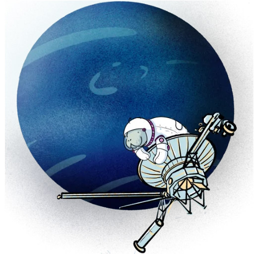 🌊 Стикер «Lamentino the manatee» для Telegram