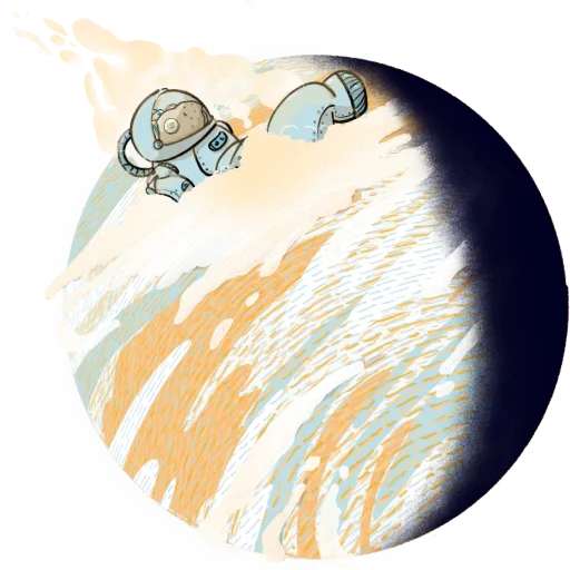 😶‍🌫️ Стикер «Lamentino the manatee» для Telegram