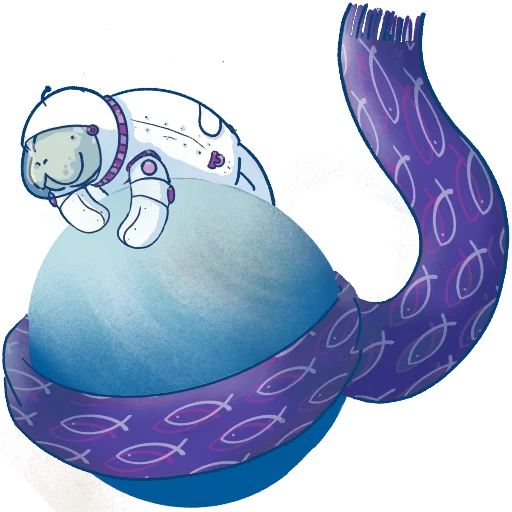 🥶 Стикер «Lamentino the manatee» для Telegram