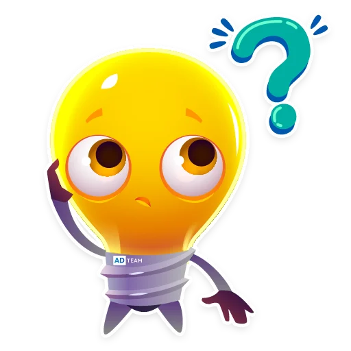 ❓ Стикер «Lamp AdTeam» для Telegram