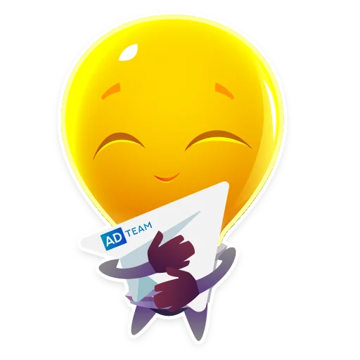 🥰 Стикер «Lamp AdTeam» для Telegram