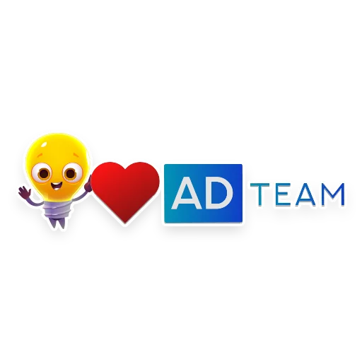 💞 Стикер «Lamp AdTeam» для Telegram