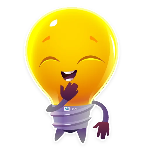 😅 Стикер «Lamp AdTeam» для Telegram